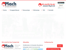 Tablet Screenshot of machs.com